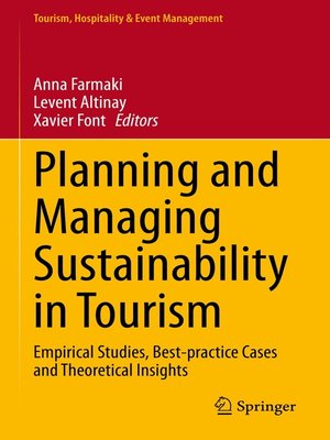 cover image of Planning and Managing Sustainability in Tourism